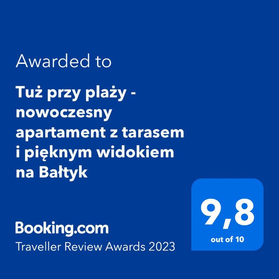 Tuz Przy Plazy - Nowoczesny Apartament Z Tarasem I Pieknym Widokiem Na Baltyk Миелно Екстериор снимка